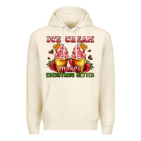 Tofu ice cream makes everything better Premium Hoodie - AdoDesignShop