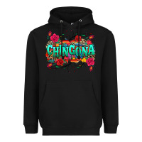 Black chingona Heavyweight Hoodie - texasbilliewilder