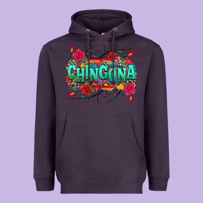 Chingona Heavyweight Hoodie Designed By Texasbilliewilder