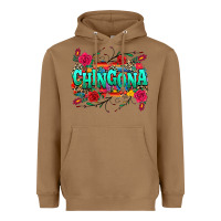 Toasted Coconut chingona Heavyweight Hoodie - texasbilliewilder