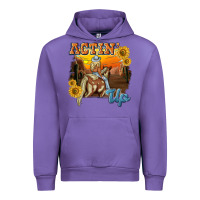 Tulip actinup with cowgirl Urban Hoodie - NancyCooperArtShop