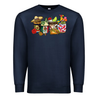Navy mexico coffee Premium Sweatshirt - CTS Tumbler Store