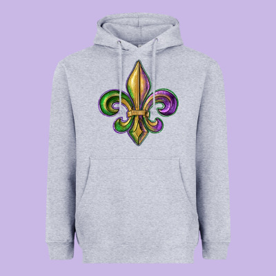 Fleur De Lis Heavyweight Hoodie Designed By Ranaportraitstore