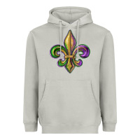 Moon Dust fleur de lis Heavyweight Hoodie - RanaPortraitStore