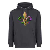 Smoke fleur de lis Heavyweight Hoodie - RanaPortraitStore