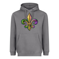 Storm fleur de lis Heavyweight Hoodie - RanaPortraitStore