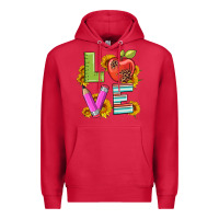 Cardinal love with pen and  serape leopard Premium Hoodie - Artiststas