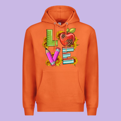 Love With Pen And  Serape Leopard Premium Hoodie Designed By Artiststas