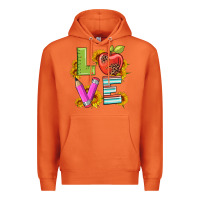 Carrot love with pen and  serape leopard Premium Hoodie - Artiststas