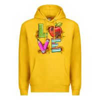 Lemon love with pen and  serape leopard Premium Hoodie - Artiststas