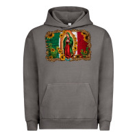 Pigment Tornado our lady of Guadalupe Mexican flag background Urban Hoodie - Jasminsmagicworld