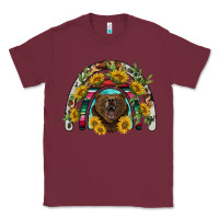 Burgundy bear rainbow Classic Tee - BarkalooDesign