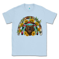 Dusty Blue bear rainbow Classic Tee - BarkalooDesign