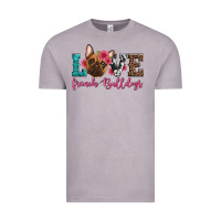 Vintage Zinc love french bulldogs Vintage Tee - Artiststas