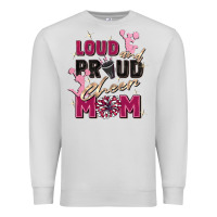 Dove Grey loud and proud cheer mom Premium Sweatshirt - Zillion Design Studio