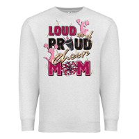 Oatmeal Heather loud and proud cheer mom Premium Sweatshirt - Zillion Design Studio