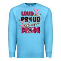 Ocean Blue loud and proud cheer mom Premium Sweatshirt - Zillion Design Studio