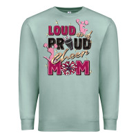 Seafoam loud and proud cheer mom Premium Sweatshirt - Zillion Design Studio