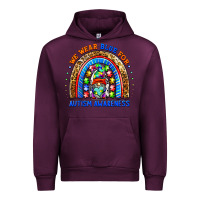 Mauve Wine autism awareness gnomes Urban Hoodie - BarkalooDesign