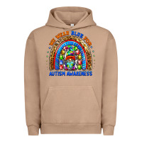 Pigment Burro autism awareness gnomes Urban Hoodie - BarkalooDesign