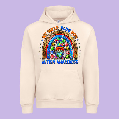 Autism Awareness Gnomes Urban Hoodie Designed By Barkaloodesign