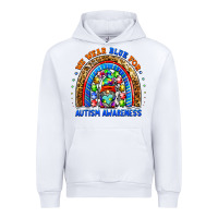 White autism awareness gnomes Urban Hoodie - BarkalooDesign