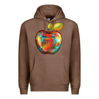 Chestnut leopard turquoise glitter serape Premium Hoodie - Artiststas