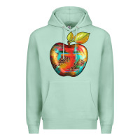 Leopard Turquoise Glitter Serape Premium Hoodie | Teevron