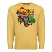 Antique Gold mexico map Premium Sweatshirt - CTS Tumbler Store