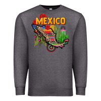 Charcoal Heather mexico map Premium Sweatshirt - CTS Tumbler Store
