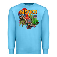 Ocean Blue mexico map Premium Sweatshirt - CTS Tumbler Store