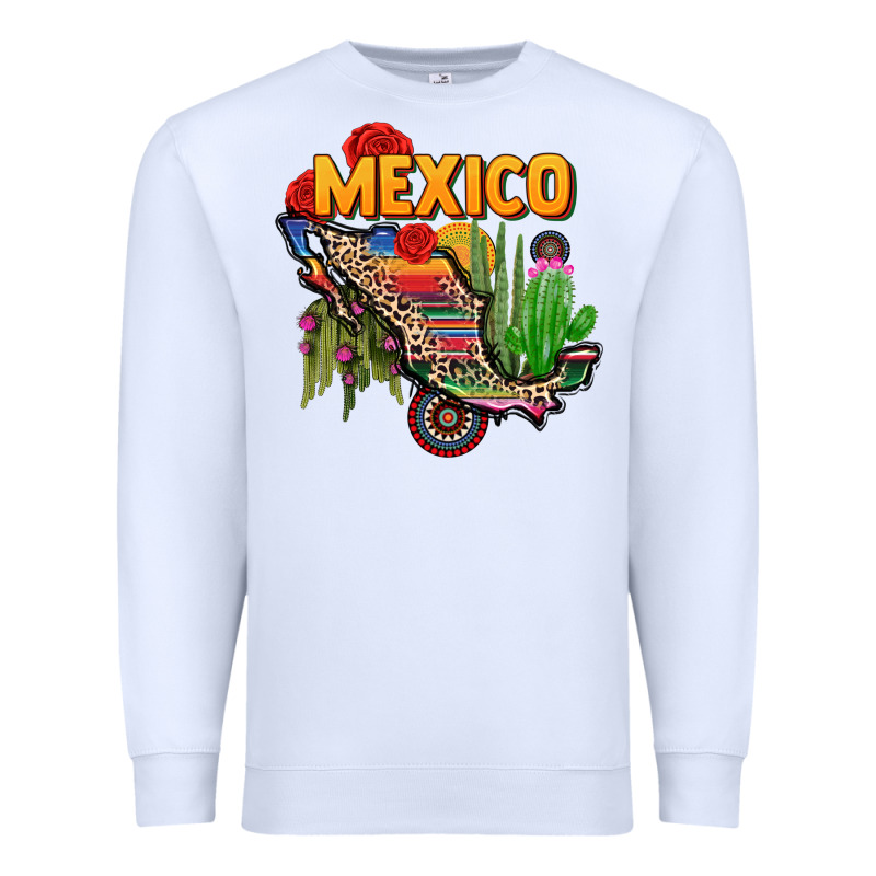 Mexico Map Premium Sweatshirt by CTS Tumbler Store | Teevron