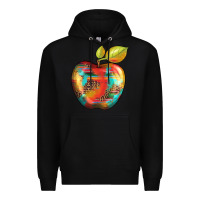 Black leopard turquoise glitter serape Premium Hoodie - Artiststas