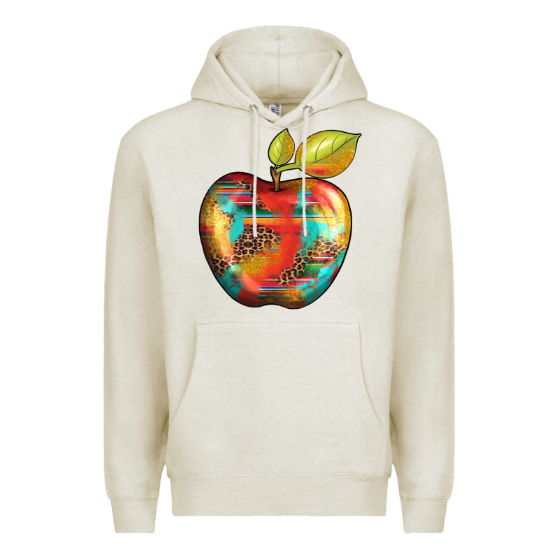 Leopard Turquoise Glitter Serape Premium Hoodie by Artiststas | Teevron