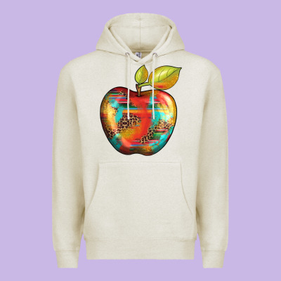 Leopard Turquoise Glitter Serape Premium Hoodie Designed By Artiststas