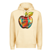 Pina Colada leopard turquoise glitter serape Premium Hoodie - Artiststas