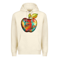 Sandshell leopard turquoise glitter serape Premium Hoodie - Artiststas