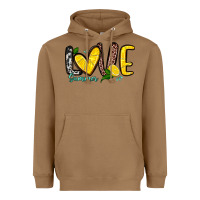 Toasted Coconut love summer lemon Heavyweight Hoodie - Zillion Design Studio