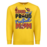Lemon loud and proud football mom Premium Sweatshirt - Zillion Design Studio