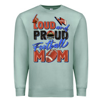 Seafoam loud and proud football mom Premium Sweatshirt - Zillion Design Studio