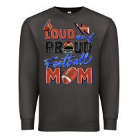 Smoke loud and proud football mom Premium Sweatshirt - Zillion Design Studio
