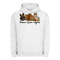 Pigment Lunar Rock Peace Love Tigers Urban Hoodie - LillyAllenDesigns