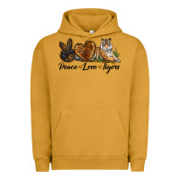 Pigment Peanut Butter Peace Love Tigers Urban Hoodie - LillyAllenDesigns