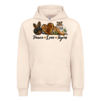 Peace Love Tigers Urban Hoodie | Teevron