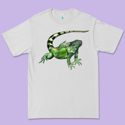İguana Premium Tee Designed By Lillyallendesigns