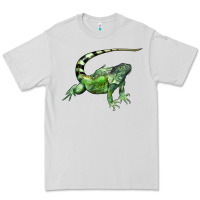 Dove Grey İguana Premium Tee - LillyAllenDesigns