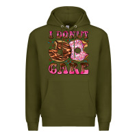 Army Green i donut care Premium Hoodie - AdoDesignShop