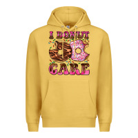 Antique Gold i donut care Premium Hoodie - AdoDesignShop