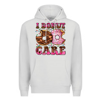 Dove Grey i donut care Premium Hoodie - AdoDesignShop