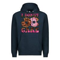 Navy i donut care Premium Hoodie - AdoDesignShop